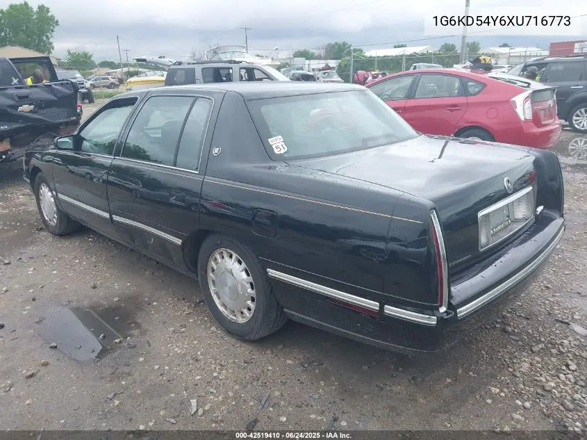 1999 Cadillac Deville Standard VIN: 1G6KD54Y6XU716773 Lot: 42519410