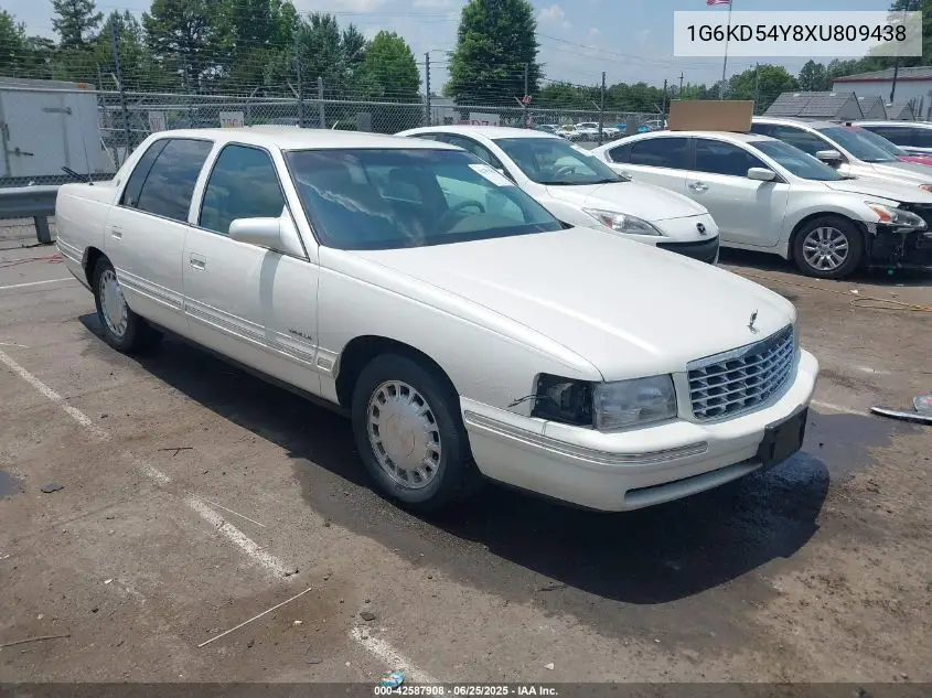 1999 Cadillac Deville Standard VIN: 1G6KD54Y8XU809438 Lot: 42587908