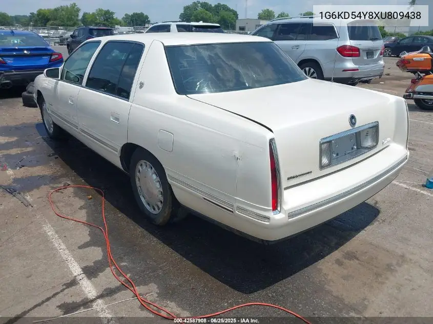 1999 Cadillac Deville Standard VIN: 1G6KD54Y8XU809438 Lot: 42587908