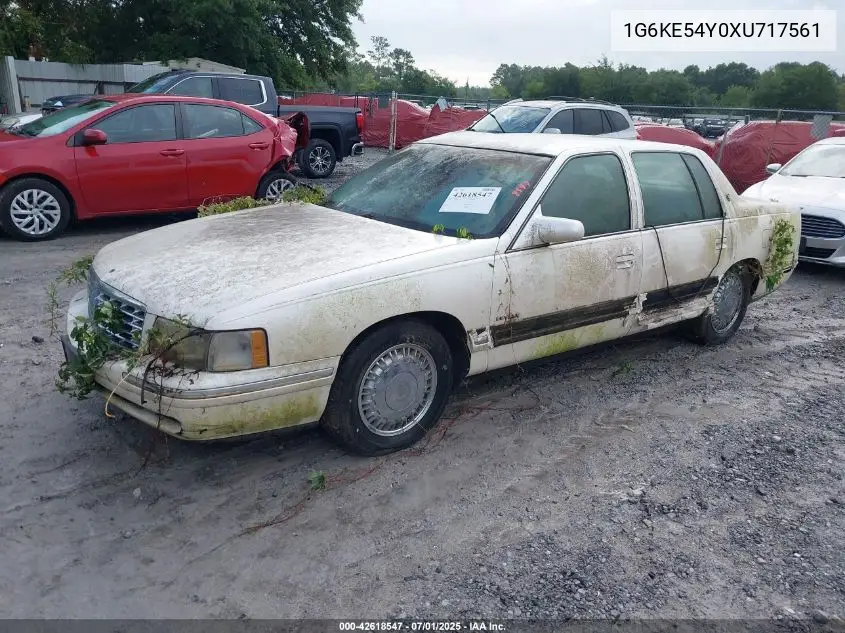 1999 Cadillac Deville Delegance VIN: 1G6KE54Y0XU717561 Lot: 42618547