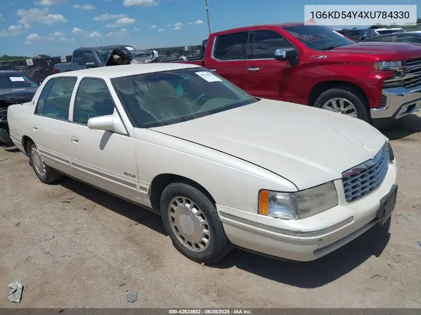 1999 Cadillac Deville Standard VIN: 1G6KD54Y4XU784330 Lot: 42624602