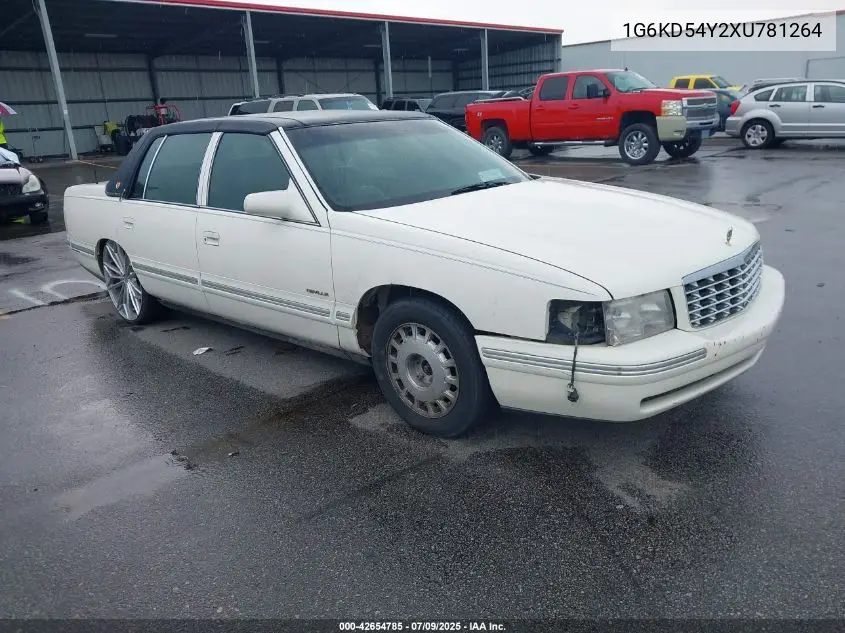 1999 Cadillac Deville Standard VIN: 1G6KD54Y2XU781264 Lot: 42654785