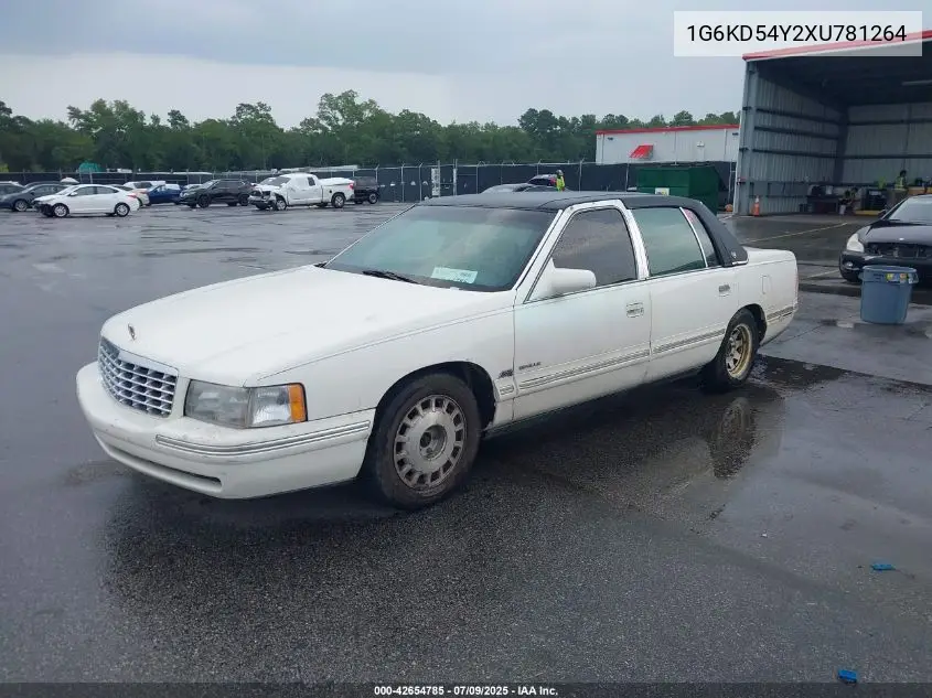 1999 Cadillac Deville Standard VIN: 1G6KD54Y2XU781264 Lot: 42654785