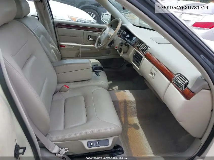 1999 Cadillac Deville Standard VIN: 1G6KD54Y6XU781719 Lot: 42680476