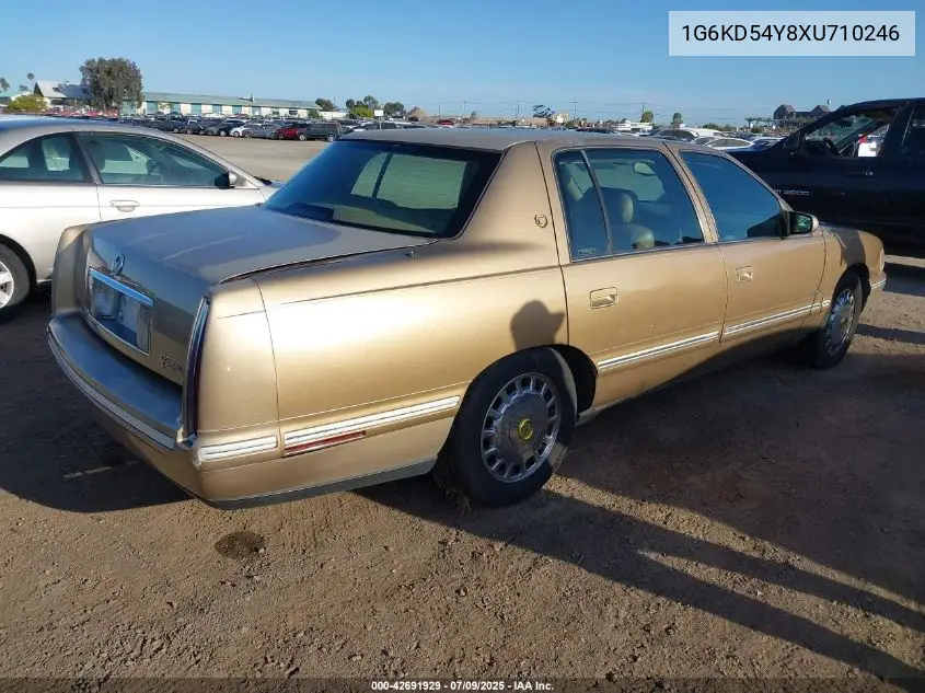 1999 Cadillac Deville Standard VIN: 1G6KD54Y8XU710246 Lot: 42691929