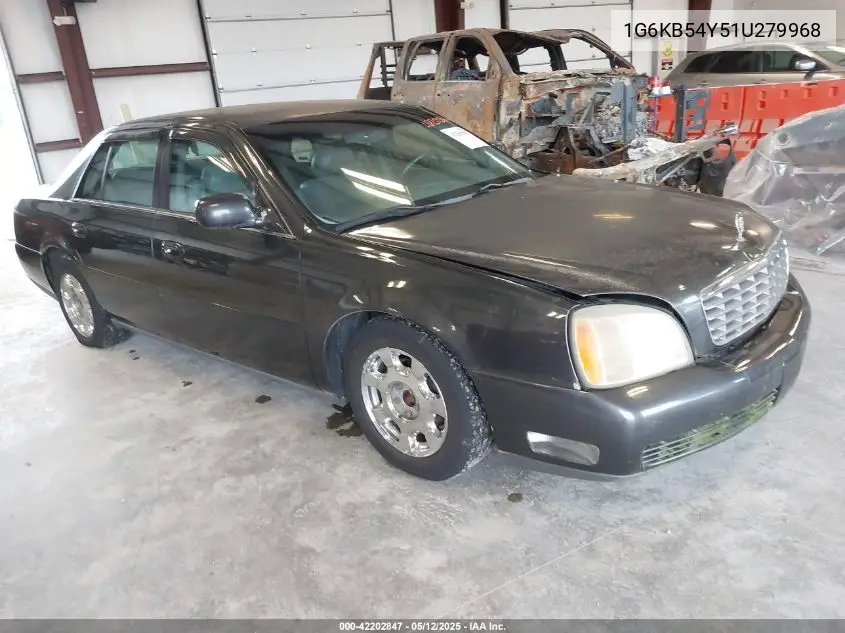 2001 Cadillac Deville VIN: 1G6KB54Y51U279968 Lot: 42202847