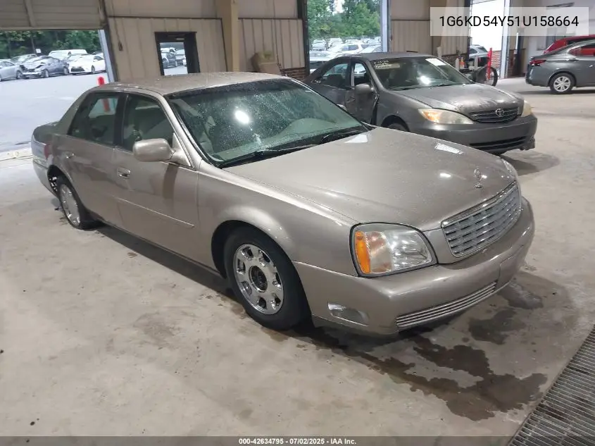 2001 Cadillac Deville Standard VIN: 1G6KD54Y51U158664 Lot: 42634795