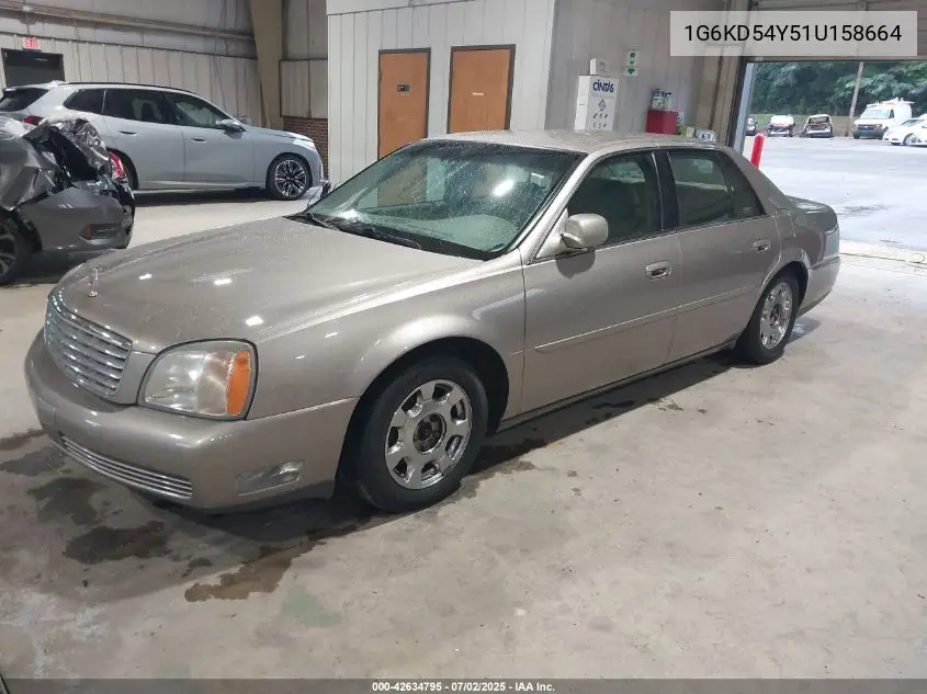 2001 Cadillac Deville Standard VIN: 1G6KD54Y51U158664 Lot: 42634795