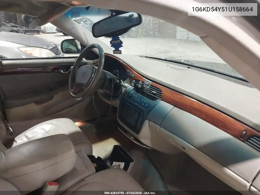 2001 Cadillac Deville Standard VIN: 1G6KD54Y51U158664 Lot: 42634795