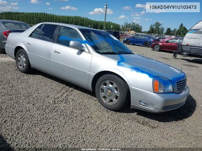 2001 Cadillac Deville Standard W/W20 VIN: 1G6KD54Y91U103473 Lot: 42686422