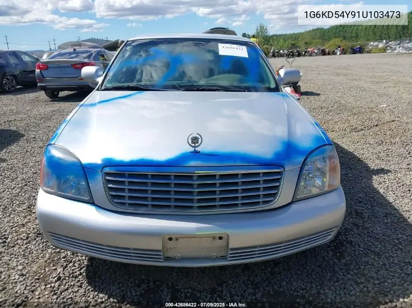 2001 Cadillac Deville Standard W/W20 VIN: 1G6KD54Y91U103473 Lot: 42686422