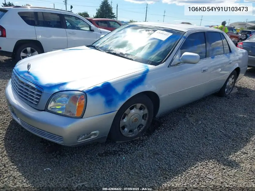 2001 Cadillac Deville Standard W/W20 VIN: 1G6KD54Y91U103473 Lot: 42686422