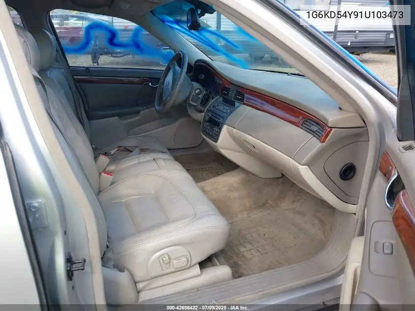 2001 Cadillac Deville Standard W/W20 VIN: 1G6KD54Y91U103473 Lot: 42686422