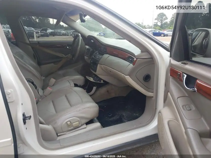 2002 Cadillac Deville Standard VIN: 1G6KD54Y92U130111 Lot: 42439252
