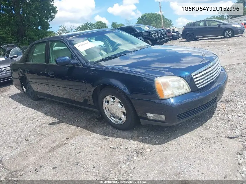 2002 Cadillac Deville Standard VIN: 1G6KD54Y92U152996 Lot: 42486961