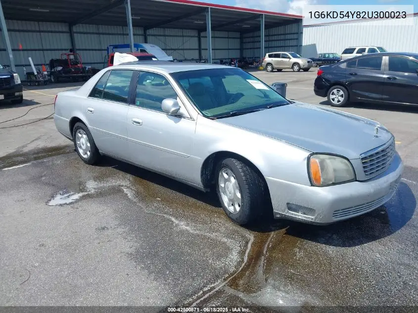 2002 Cadillac Deville Standard VIN: 1G6KD54Y82U300023 Lot: 42500871