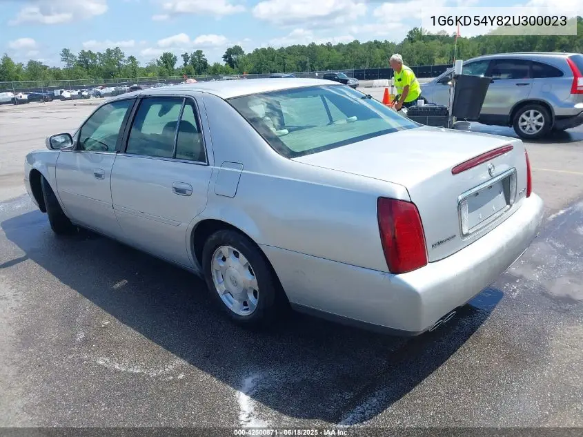 2002 Cadillac Deville Standard VIN: 1G6KD54Y82U300023 Lot: 42500871