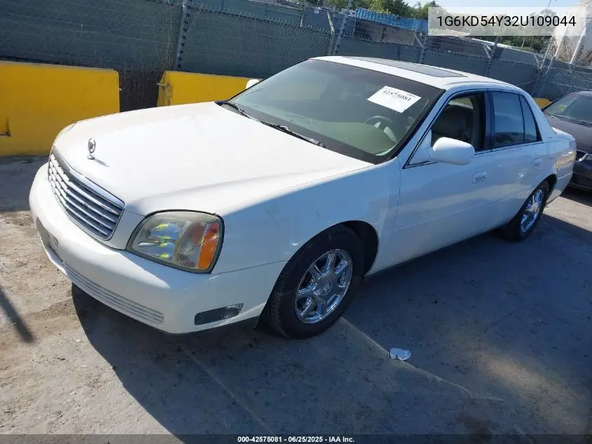 2002 Cadillac Deville Standard VIN: 1G6KD54Y32U109044 Lot: 42575081