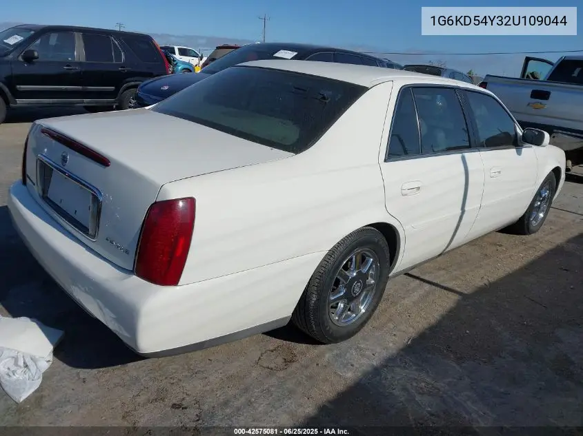 2002 Cadillac Deville Standard VIN: 1G6KD54Y32U109044 Lot: 42575081