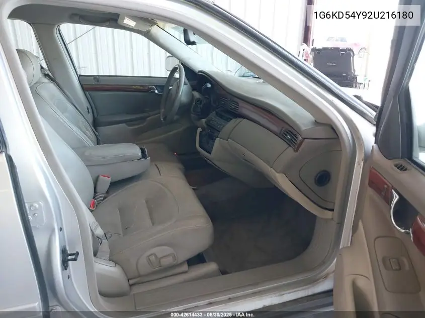 2002 Cadillac Deville Standard VIN: 1G6KD54Y92U216180 Lot: 42614433