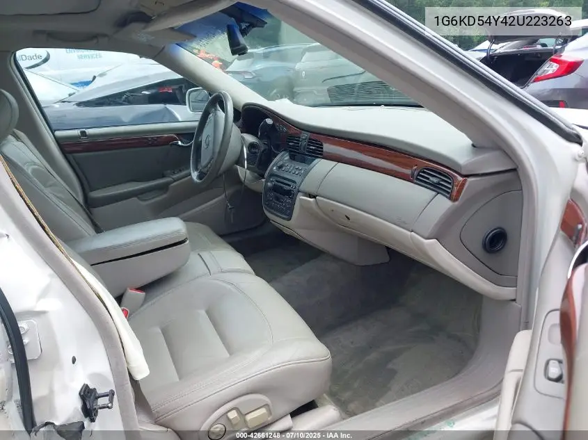 2002 Cadillac Deville Standard VIN: 1G6KD54Y42U223263 Lot: 42661248