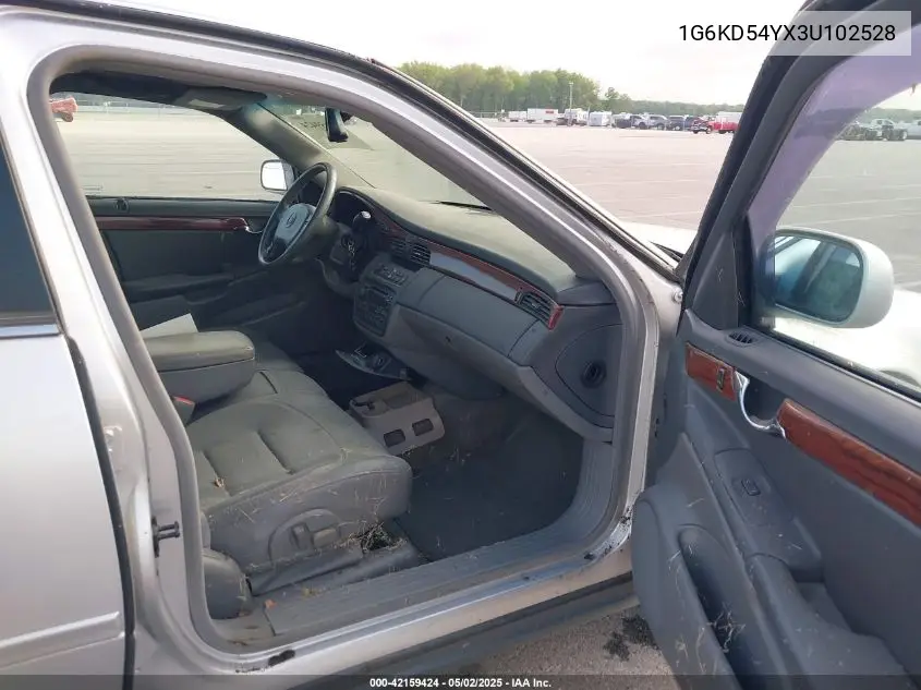 2003 Cadillac Deville Standard VIN: 1G6KD54YX3U102528 Lot: 42159424