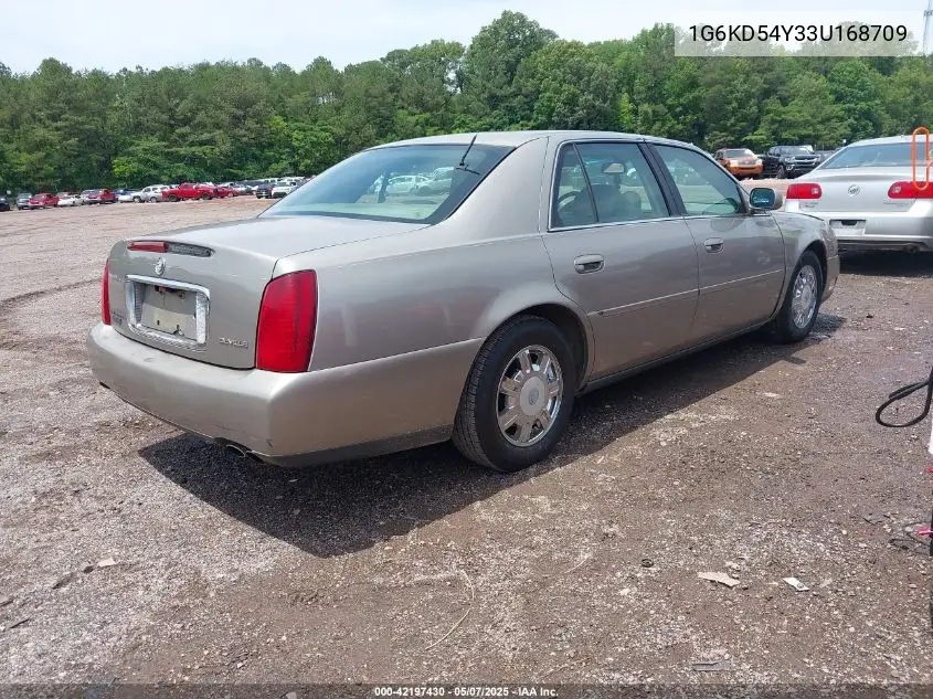 2003 Cadillac Deville Standard VIN: 1G6KD54Y33U168709 Lot: 42197430