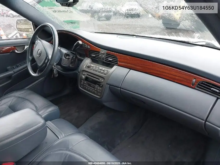 2003 Cadillac Deville Standard VIN: 1G6KD54Y63U184550 Lot: 42464656