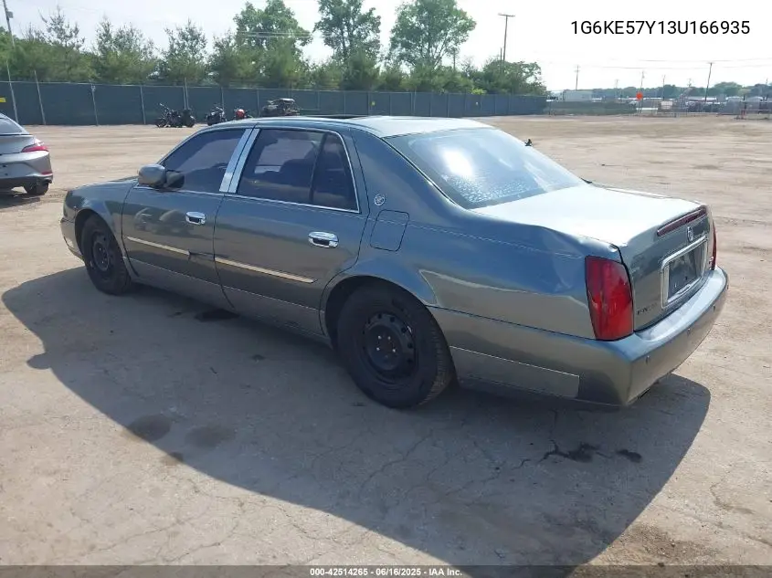 2003 Cadillac Deville Dhs VIN: 1G6KE57Y13U166935 Lot: 42514265