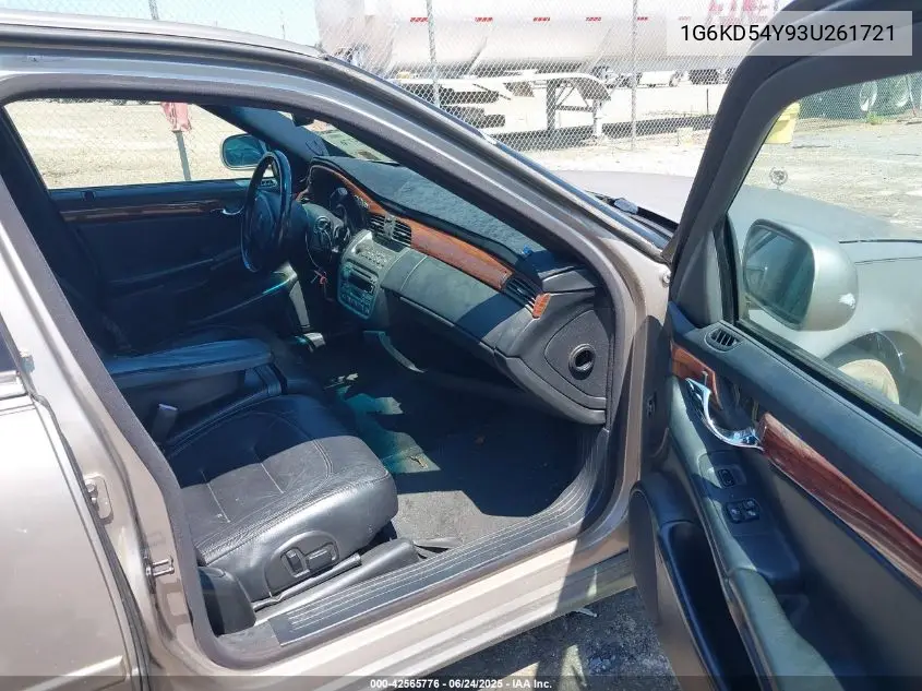 2003 Cadillac Deville Standard VIN: 1G6KD54Y93U261721 Lot: 42565776