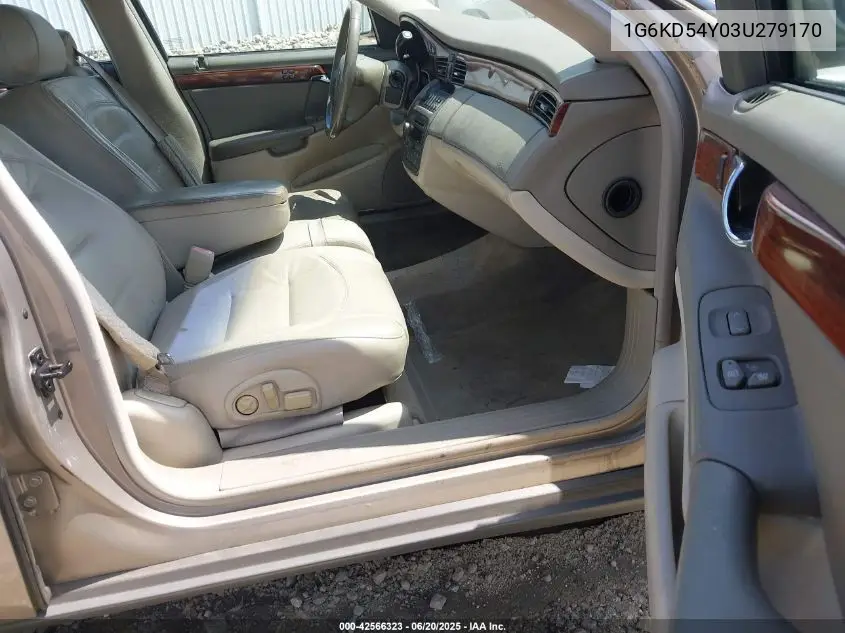 2003 Cadillac Deville Standard VIN: 1G6KD54Y03U279170 Lot: 42566323