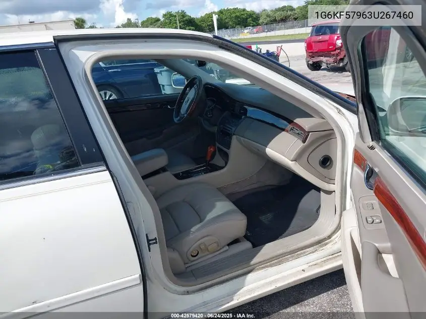 2003 Cadillac Deville Dts VIN: 1G6KF57963U267460 Lot: 42579420