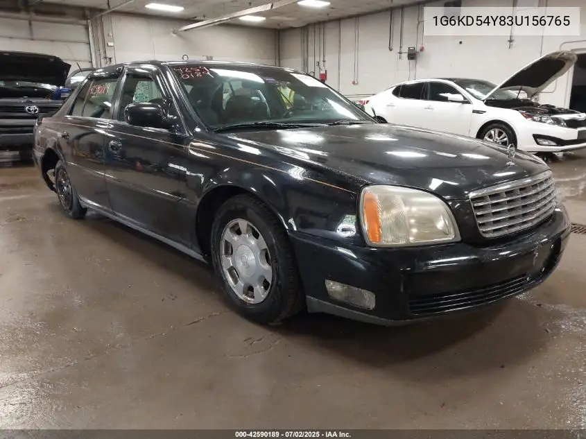 2003 Cadillac Deville Standard VIN: 1G6KD54Y83U156765 Lot: 42590189