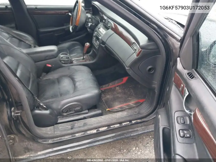 2003 Cadillac Deville Dts VIN: 1G6KF57903U172053 Lot: 42632988