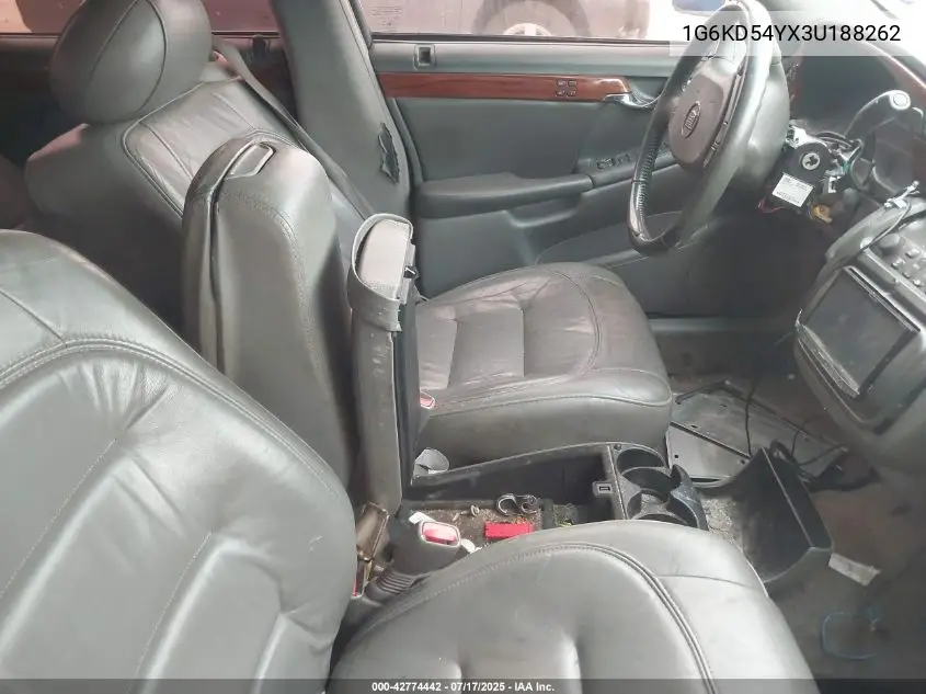2003 Cadillac Deville Standard VIN: 1G6KD54YX3U188262 Lot: 42774442