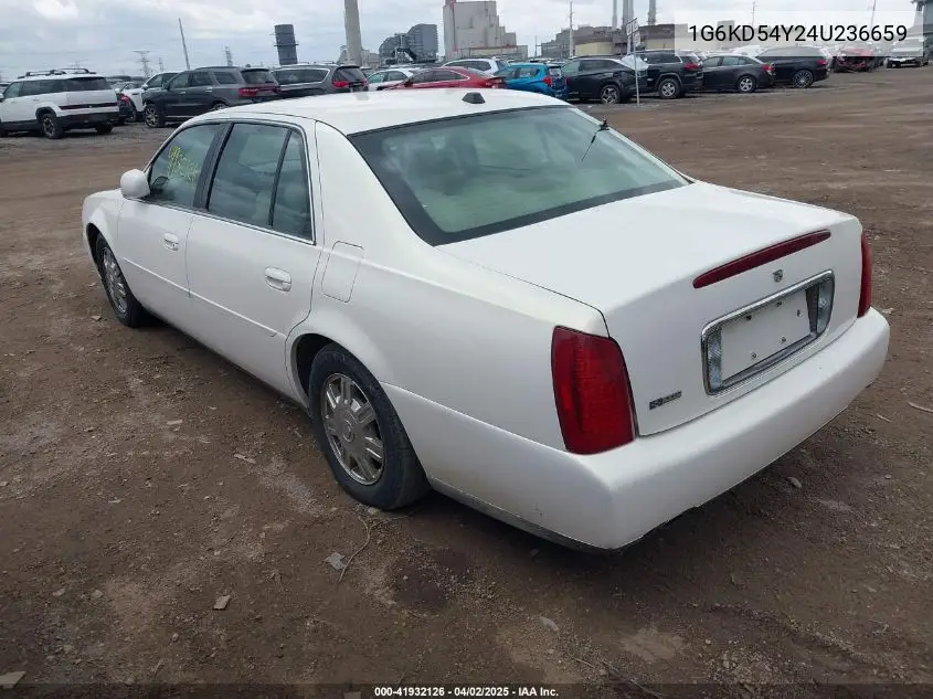 2004 Cadillac Deville Standard VIN: 1G6KD54Y24U236659 Lot: 41932126