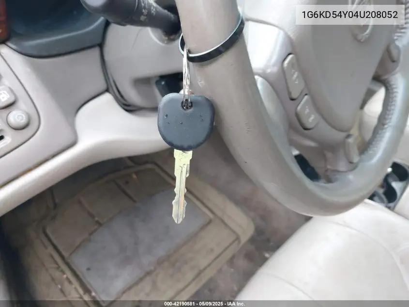 2004 Cadillac Deville Standard VIN: 1G6KD54Y04U208052 Lot: 42190581