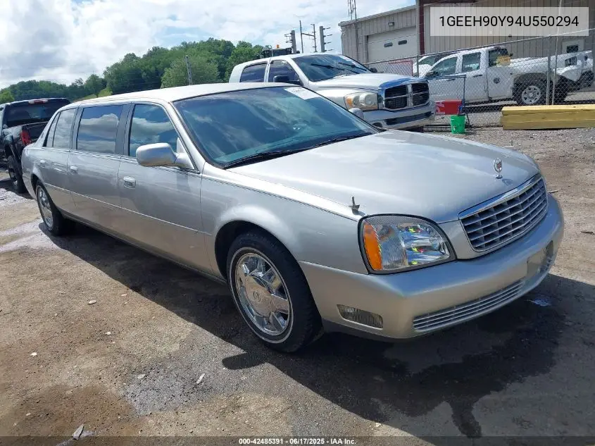 2004 Cadillac Deville Standard VIN: 1GEEH90Y94U550294 Lot: 42485391