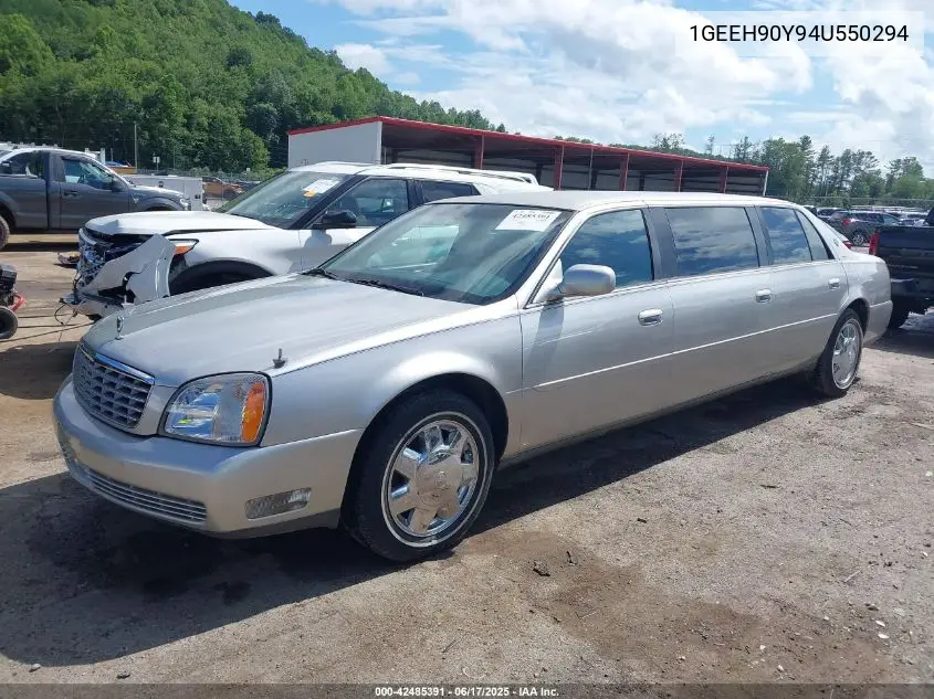 2004 Cadillac Deville Standard VIN: 1GEEH90Y94U550294 Lot: 42485391