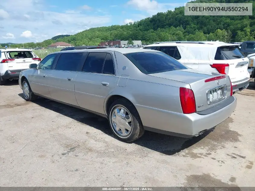 2004 Cadillac Deville Standard VIN: 1GEEH90Y94U550294 Lot: 42485391