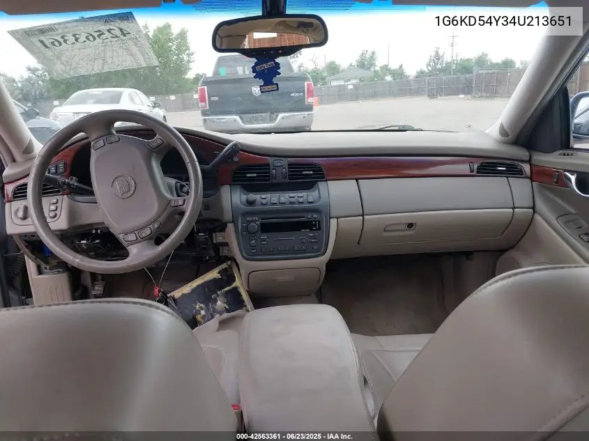 2004 Cadillac Deville Standard VIN: 1G6KD54Y34U213651 Lot: 42563361