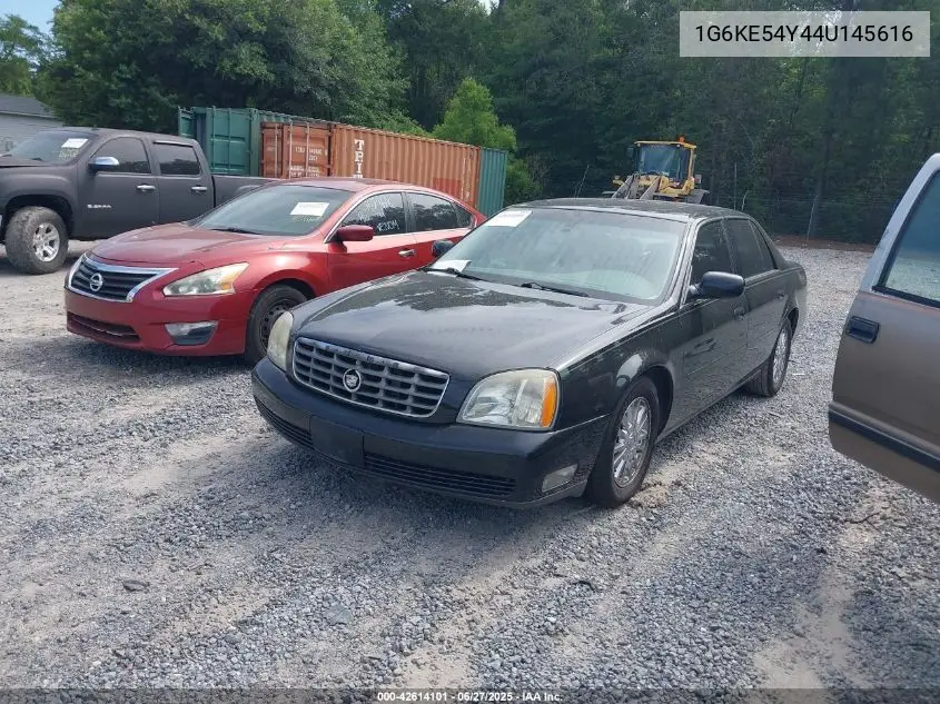 2004 Cadillac Deville Dhs VIN: 1G6KE54Y44U145616 Lot: 42614101