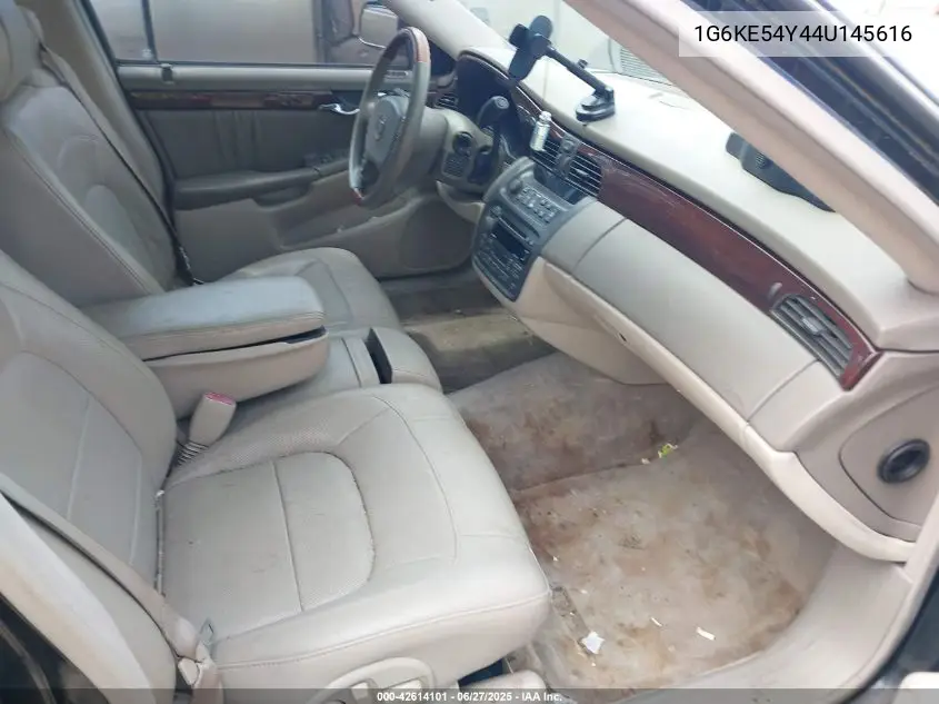 2004 Cadillac Deville Dhs VIN: 1G6KE54Y44U145616 Lot: 42614101