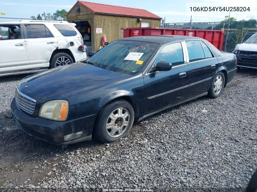 2004 Cadillac Deville Standard VIN: 1G6KD54Y54U258204 Lot: 42641434