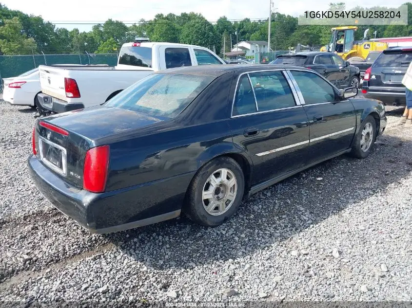 2004 Cadillac Deville Standard VIN: 1G6KD54Y54U258204 Lot: 42641434