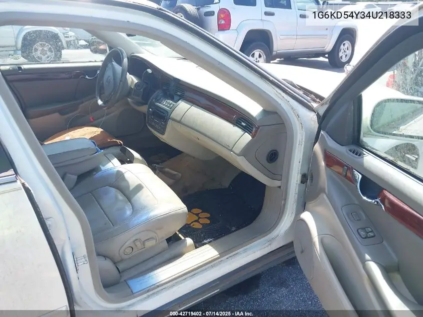 2004 Cadillac Deville Standard VIN: 1G6KD54Y34U218333 Lot: 42719402