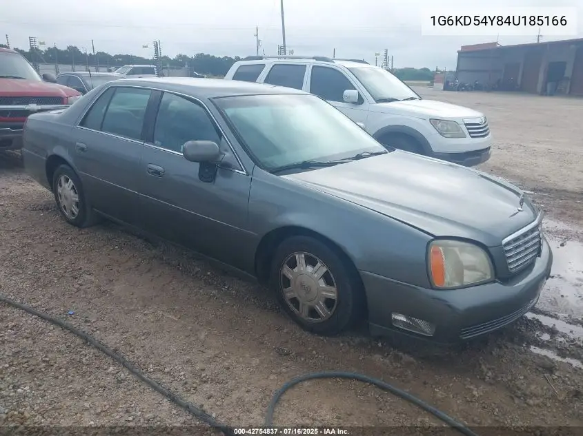 2004 Cadillac Deville Standard VIN: 1G6KD54Y84U185166 Lot: 42754837