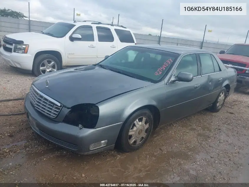 2004 Cadillac Deville Standard VIN: 1G6KD54Y84U185166 Lot: 42754837