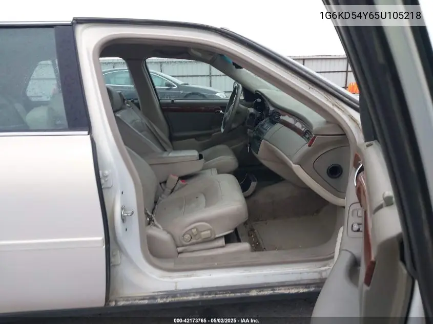 2005 Cadillac Deville Standard VIN: 1G6KD54Y65U105218 Lot: 42173765