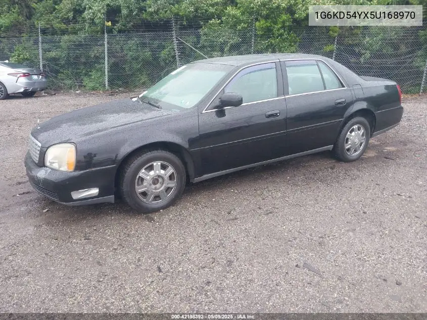 2005 Cadillac Deville Standard VIN: 1G6KD54YX5U168970 Lot: 42198392